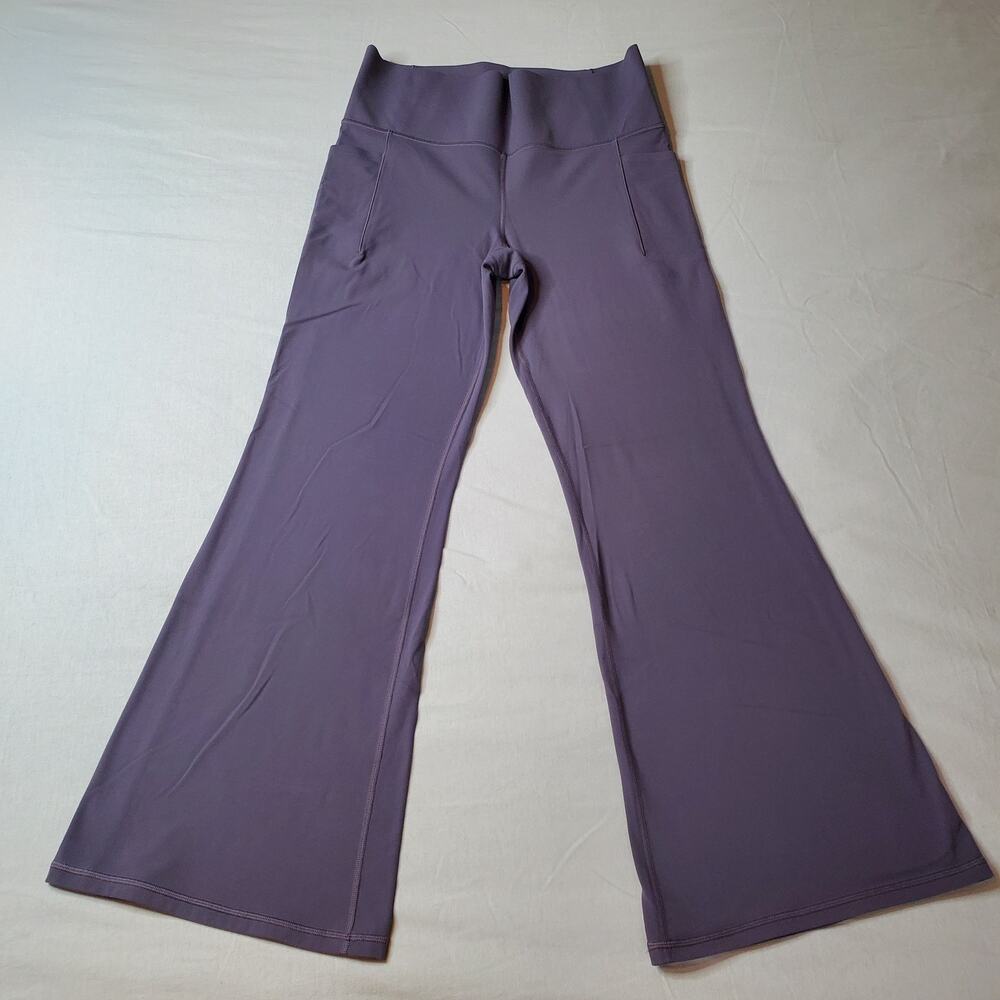 Athleta Women's Size XL Salutation Stash Flare Pant Purple 465607 - Picture 4 of 9